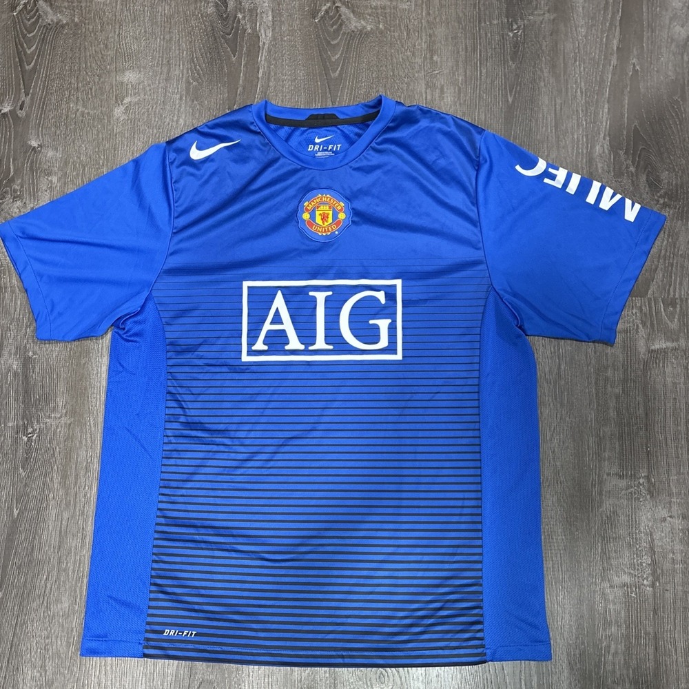 Manchester United 2011 Training Football Shirt Soccer Jersey Nike 377419-463 XL
